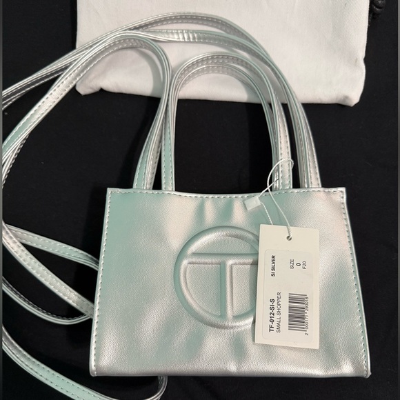 TELFAR Silver Small Shopping Bag - Picture 3 of 6